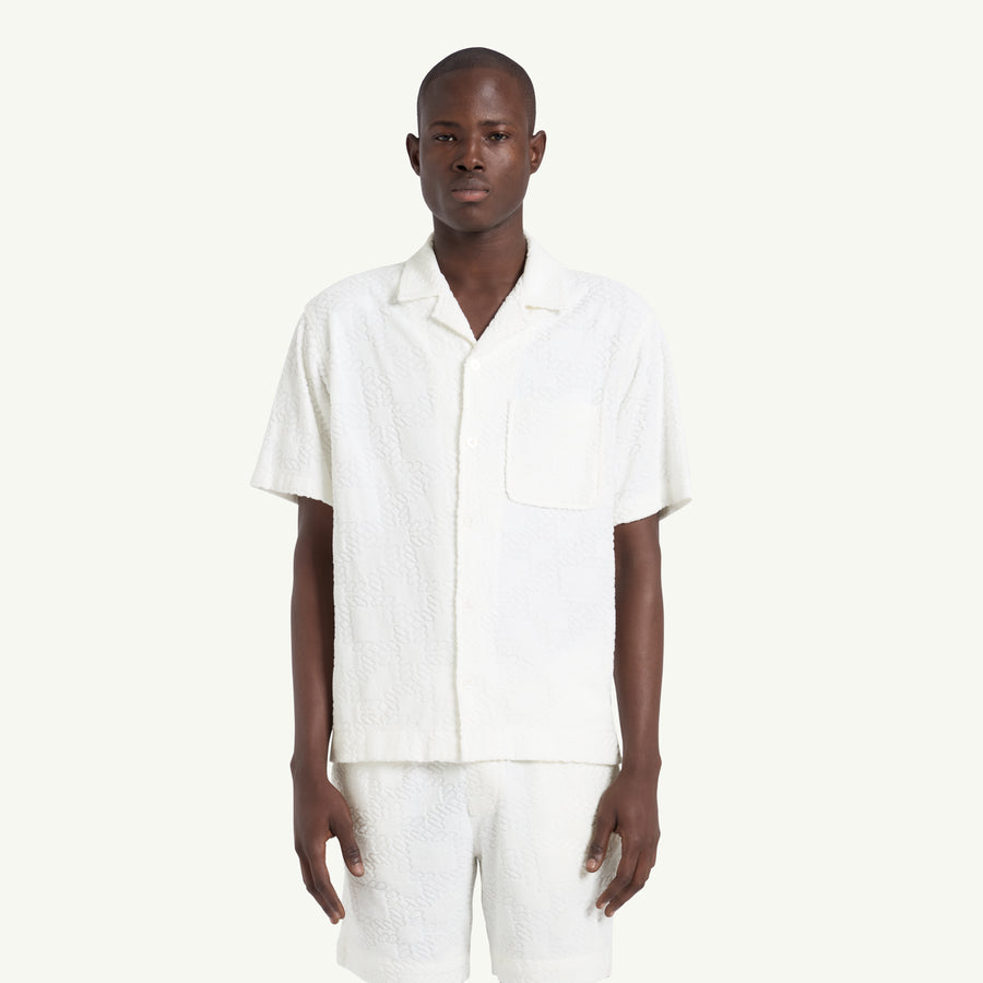 MOTOWN TERRY SHIRT - WHITE