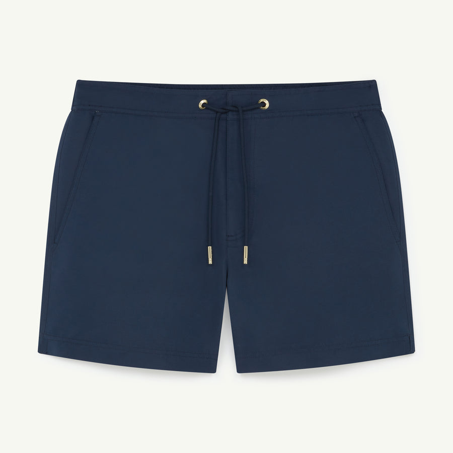 OCEANO DRAWSTRING RECYCLED POLYESTER SWIMSHORT - NAVY