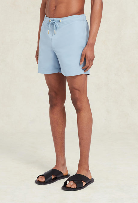 Short de bain à cordon Oceano - Bleu poudré
