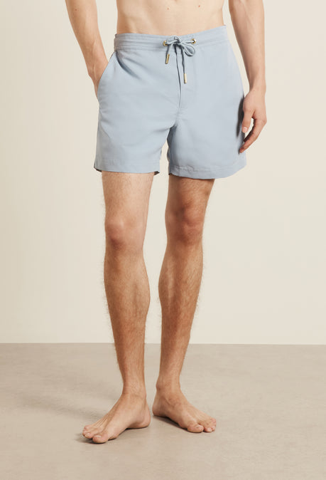 Short de bain à cordon Oceano - Bleu poudré