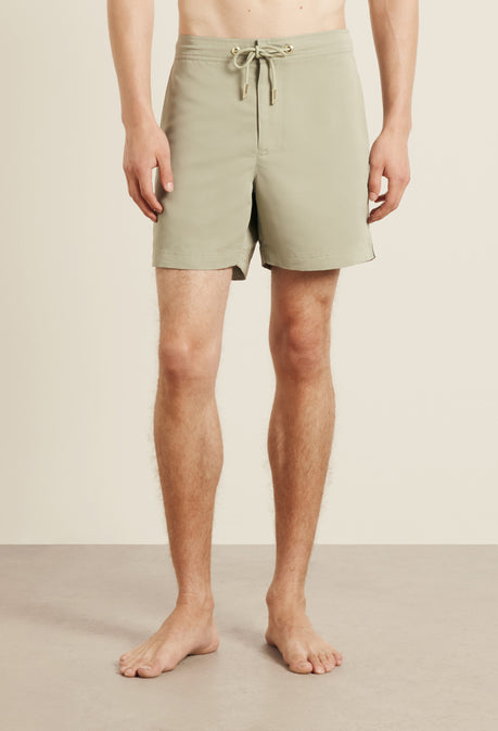 Short de bain Oceano à cordon de serrage - Sauge