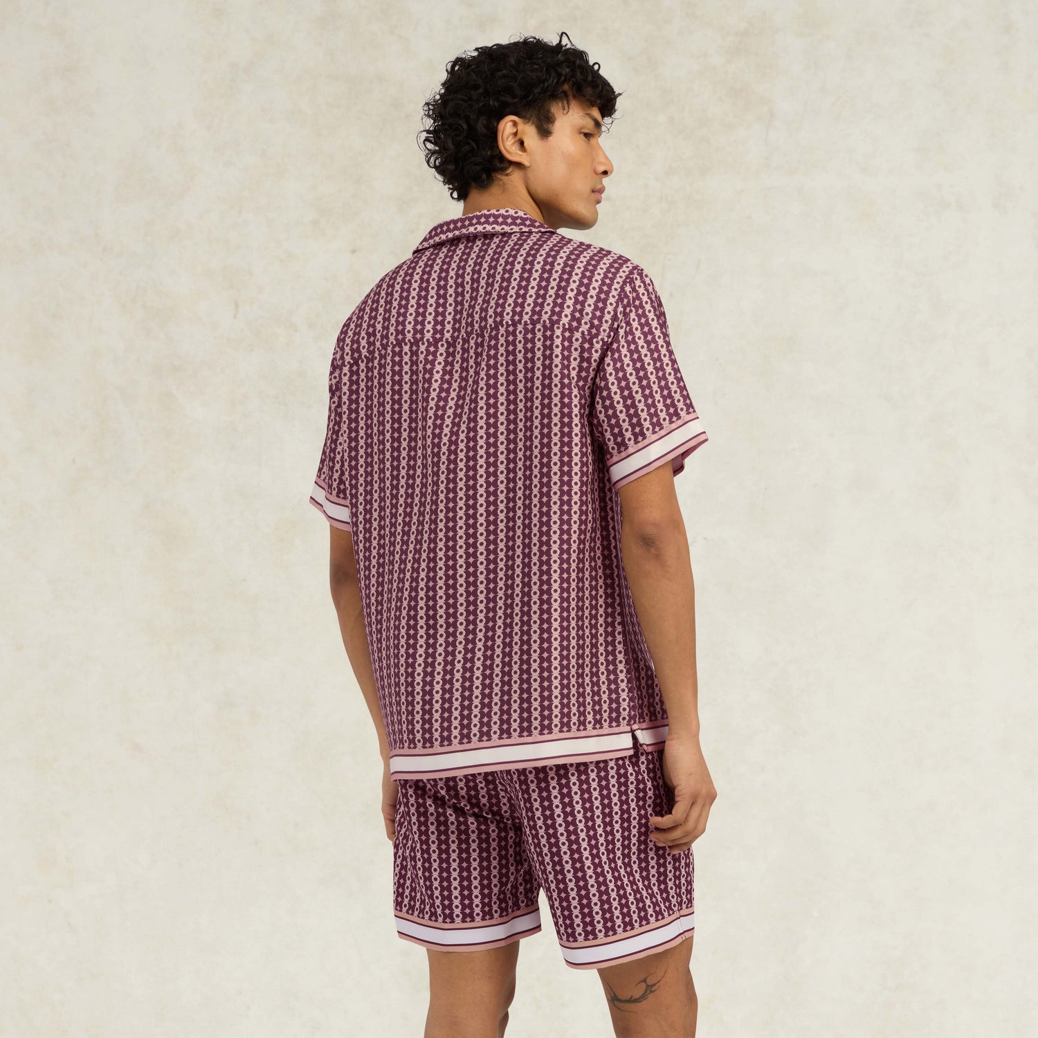 Pressoa Print Shirt - Red