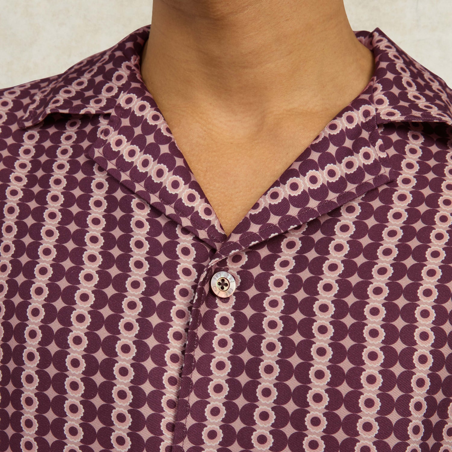 Pressoa Print Shirt - Red