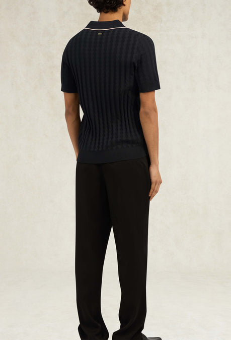 Polo col ouvert Scottie - Noir