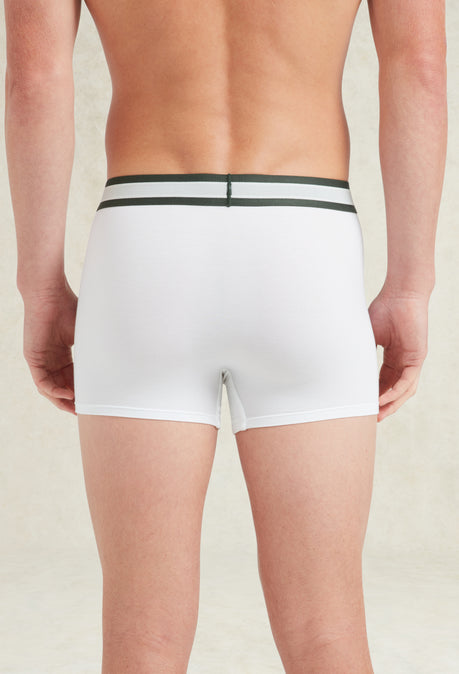 Lot de 3 boxers Signature - Blanc/Vert