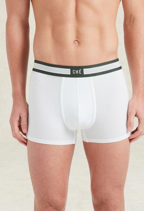 Lot de 3 boxers Signature - Blanc/Vert