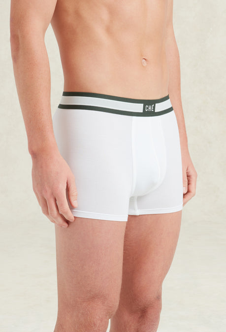 Lot de 3 boxers Signature - Blanc/Vert