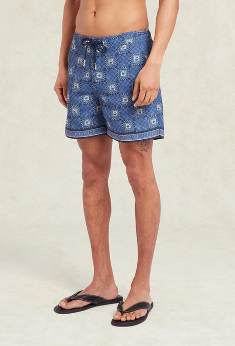 Telha Print Oceano Maillot de bain court - Marine