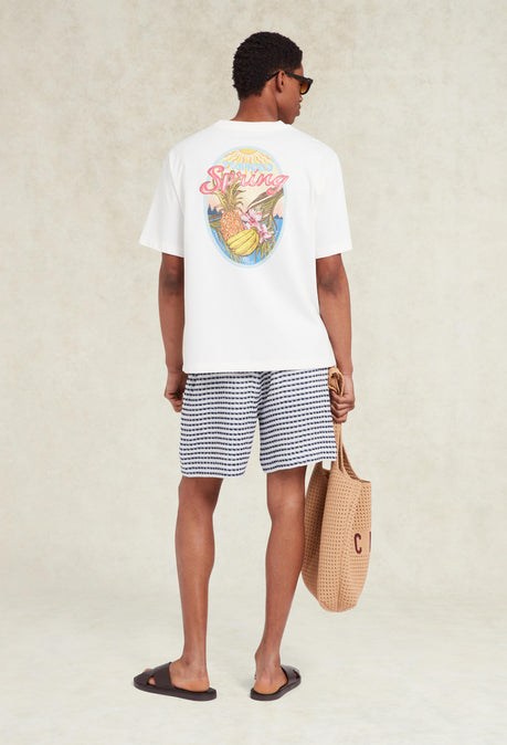 Tropicano Print T-Shirt - White
