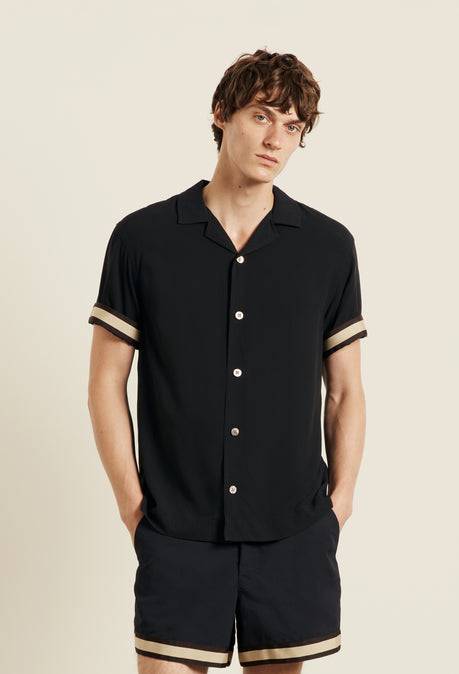Valbonne Ecovero™ Signature Shirt - Black
