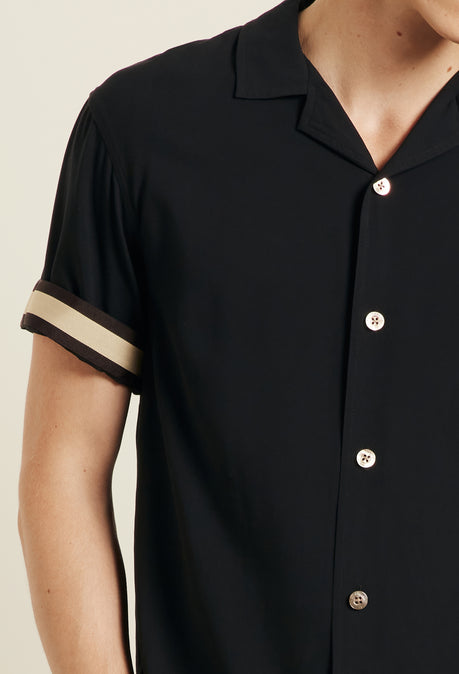 Valbonne Ecovero™ Signature Shirt - Black