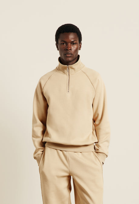Varez Polo Sweatshirt - Beige