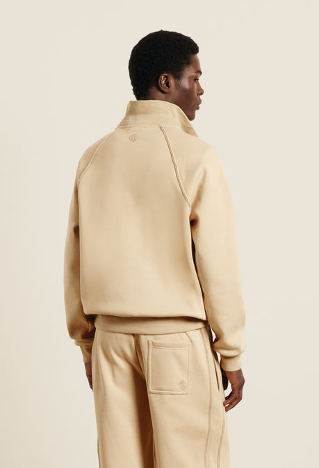 Varez Polo Sweatshirt - Beige
