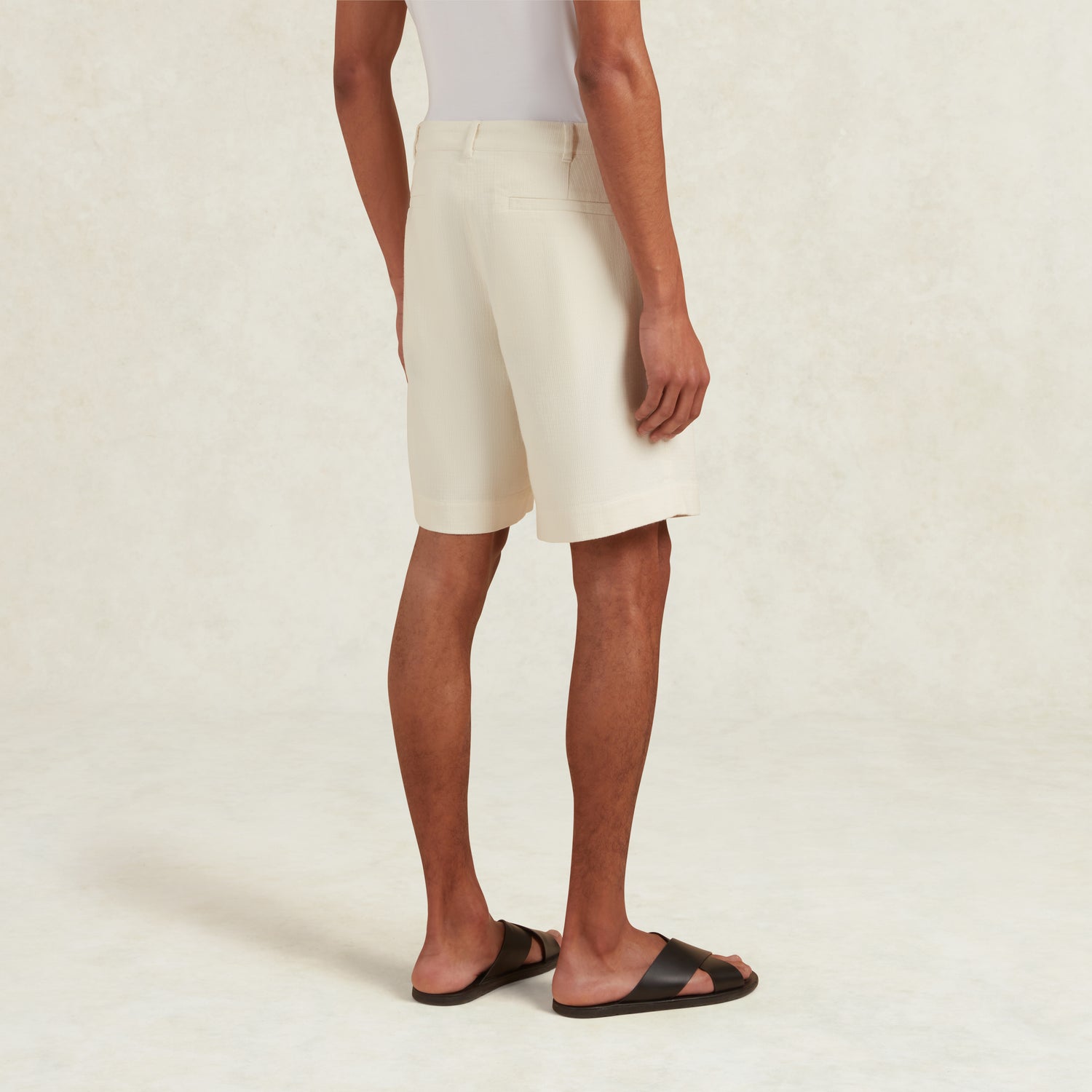 VINALES COTTON SAFARI SHORT - IVORY